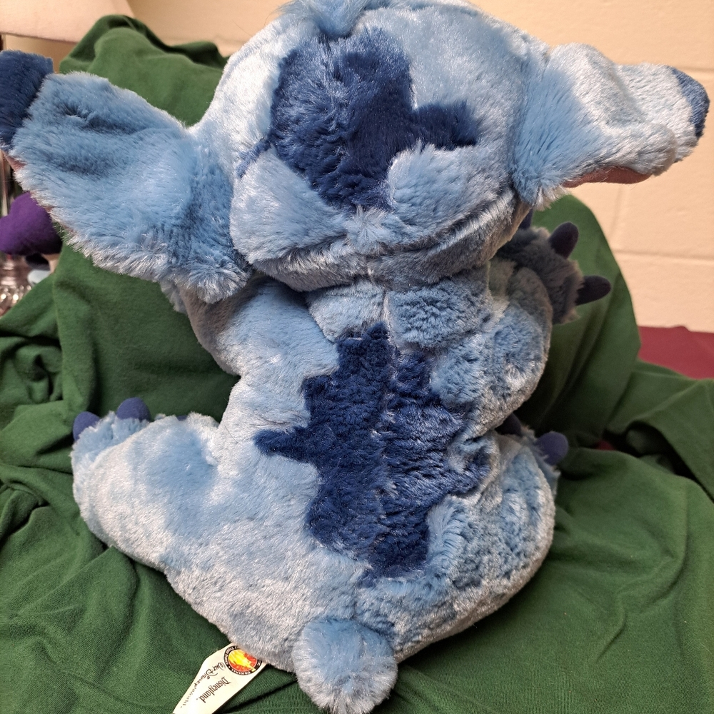 Stitch Plush Disneyland Walt Disney World stands about 12" Tall - Picture 4 of 8